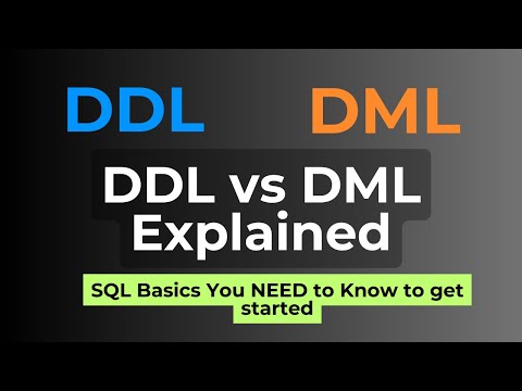 DDL vs DML Explained in 90 Seconds | SQL Basics You NEED to Know