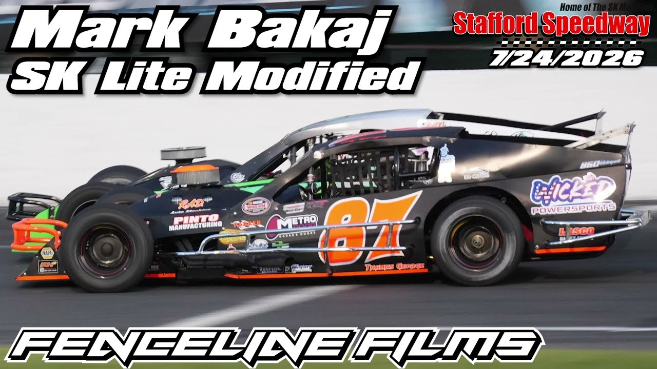 Mark Bakaj SK Lite Modified at Stafford Speedway