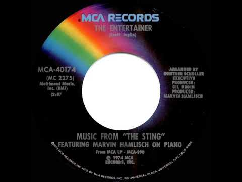 1974 HITS ARCHIVE: The Entertainer - Marvin Hamlisch (a #1 record--stereo 45)