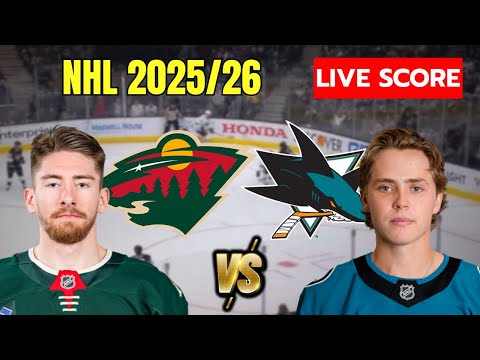 🔴 Minnesota Wild vs San Jose Sharks | EN VIVO NHL | Live Score Update