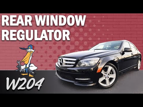 Mercedes-Benz W204 C-Class Rear Window Regulator Replacement