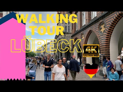 🚶‍♂️🚶‍♀️Walking Tour Lübeck/Part I / Walking tour Germany / walking tour / visit Lübeck
