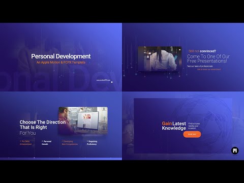 Personal Development Modular Template for Apple Motion & FCPX - MotionVFX