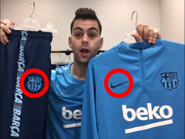 Vídeo relacionado con FC Barcelona - Camiseta Oficial para Entrenamiento - para Hombre - Poliéster - Rojo - XL
