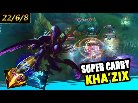 RANK 1 KHAZIX CN - QIUYI KHA'ZIX JUNGLE VS NIDALEE | CN MASTER