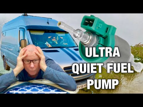 Ultra Quiet Chinese Diesel Heater Fuel Pump Upgrade & Review full time van life