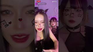 パイちら　悪魔のコスプレ　tiktokライブ