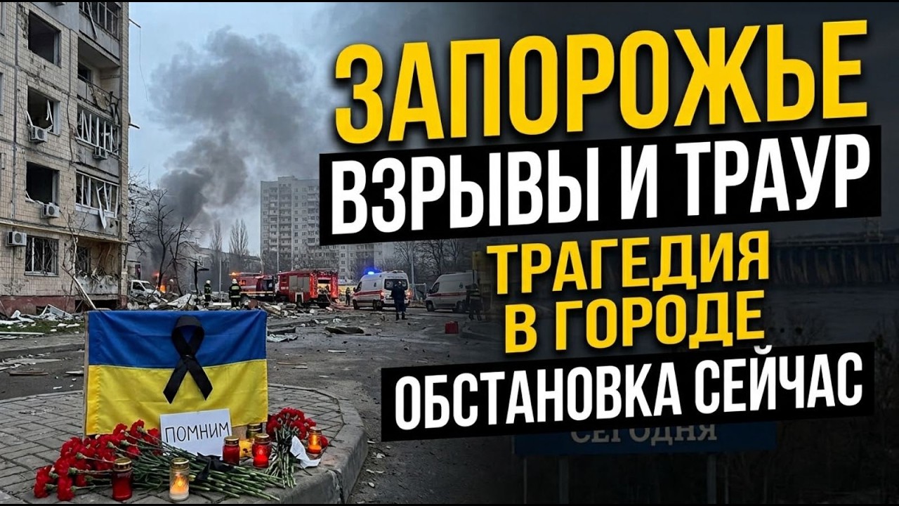 Запорожье ЖЕСТЬ ПРОСТО!!!ВЗРЫВЫ !!! ТРАУР В ГОРОДЕ!!! ОБСТАНОВКА СЕЙЧАС 11.10.2026