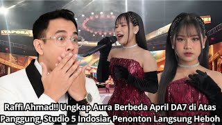 Download lagu “AURANYA BEDA”‼️ Raffi Ahmad Terpukau Usai April DA7 Selesaikan Lagu, Reaksi Penonton Jadi Sorotan mp3