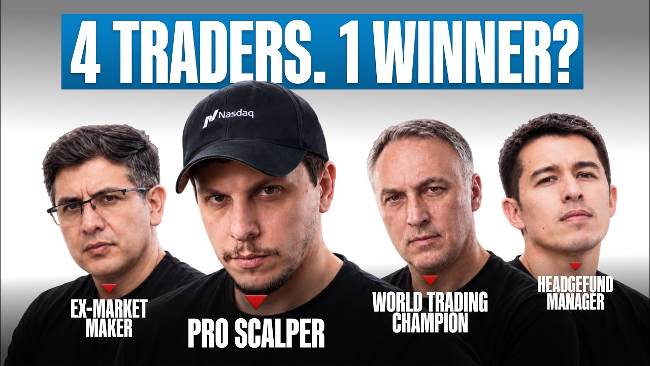 4 Trading Champions Trade the Same Session (Live Trading)
