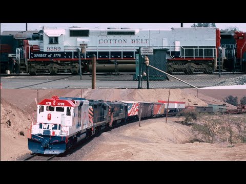 Bicentennial Diesels On The SP And WP | Preamble Express | SSW 9389 | WP 1776 | Circa 1974 - 1978