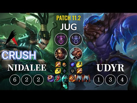 ASP Crush Nidalee vs Udyr Jungle - KR Patch 11.2