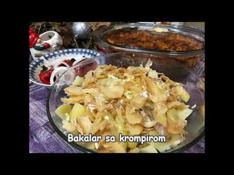 Bakalar sa krompirom, Cod with potatoes