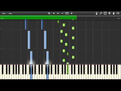 The Danish Girl - Main theme - Easy Piano tutorial (Synthesia)