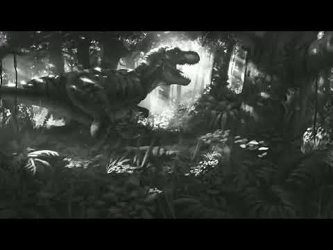 DINOSAUR FOREST AT NIGHT   SOUND EFFECT 10 HOUR LONG