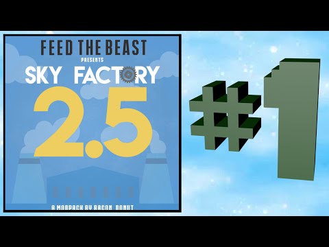 Sky Factory  2.5 #1: It Begins! (Modded Minecraft)