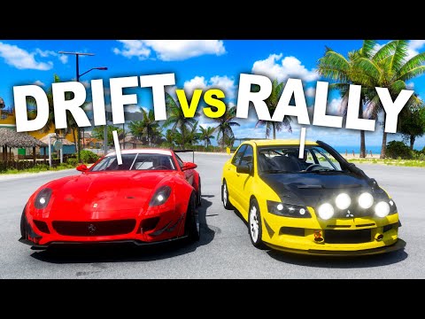 Drift Cars vs Rally Cars! - Forza Horizon 5