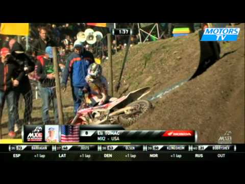 Big motocross crash for Tomac Motocross of Nations 2013