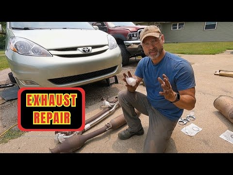 Replace Exhaust System Yourself - 5 Times Cheaper! - Toyota Sienna