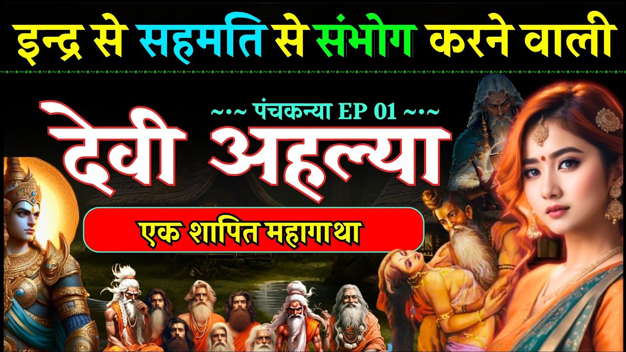 छल या वासना - देवी अहिल्या की कहानी - इन्द्र, महर्षि गौतम और अहिल्या का संपूर्ण सच Story of Ahilya