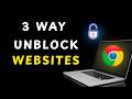 How To Unblock Websites On School Chromebook 2025 FAST Updated