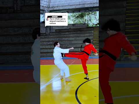 Chute que o Miguel machuca a coluna? 😣#cobrakai #migueldiaz #miguel #xolomaridueña #hawk #falcão