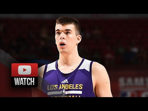 Ivica Zubac Full SL Highlights vs Pelicans (2016.07.08) - 11 Pts, 5 Reb, NBA Debut