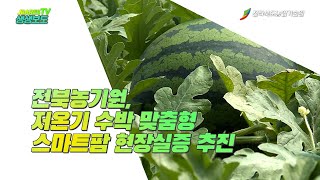 전북농기원, 저온기 수박 맞춤형 스마트팜 현장실증 추진