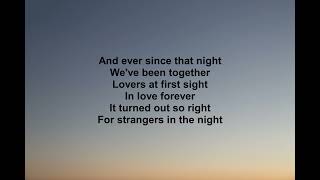 Frank Sinatra-Strangers In The Night (Remastered 2008) / Lyrics
