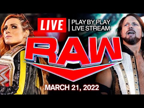 🔴 WWE RAW 21 March 2022 LIVE Stream - WWERAW 03/21/22 Full Show Watchalong - #WWERAW