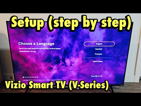 VIZIO Smart TV (V-Series): How to Setup (step by step)