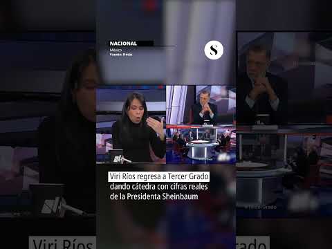 #Nacional 😎 Viri Ríos regresa a Tercer Grado dando cátedra