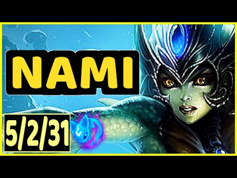 NAMI VS ZYRA - 5/2/31 KDA SUPPORT GAMEPLAY