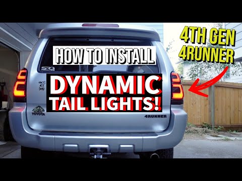 How to Replace/Install Tail Lights: Toyota 4th Gen 4runner 2003-2009 Dynamic Tail Light