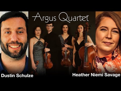 Composer’s Voice features the Argus Quartet presenting Dustin Schulze and Heather Niemi Savage