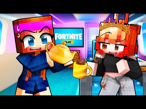 Anna devient une hôtesse de l'air pour RICHES sur Minecraft !