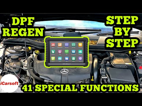 How To Do a Diesel Particulate Filter Regeneration DPF REGEN - Step by Step - iCarsoft Cr Ultra P 