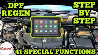 How To Do a Diesel Particulate Filter Regeneration DPF REGEN - Step by Step - iCarsoft Cr Ultra P