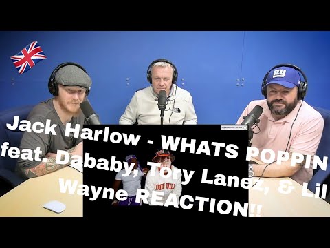 Jack Harlow - WHATS POPPIN feat. Dababy, Tory Lanez, & Lil Wayne REACTION!! | OFFICE BLOKES REACT!!