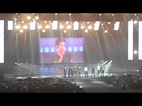 Super Junior - Talk + Happy Birthday Siwon & Eunhyuk + End (SS4 in Paris 120406)