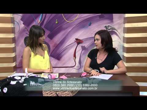 Mulher.com 09/09/2014 - Sapatinho de Bebe por Jaqueline Santos - Parte 1