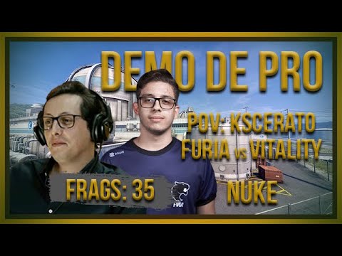 [PT] zorlaK Analisa: PoV KSCERATO - FURIA vs VITALITY - NUKE  [Demo de Pro]