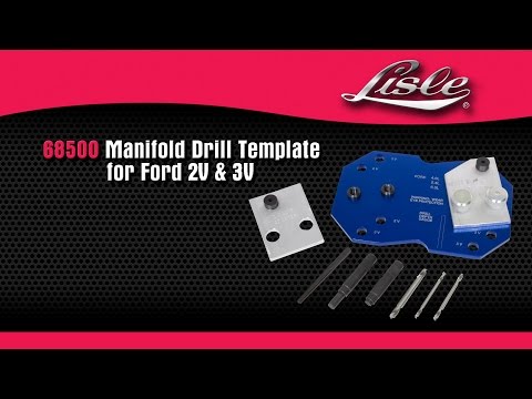 Lisle 68500 Manifold Drill Template for Ford 2V & 3V