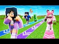 Minecraft But We Walk In A Straight Line