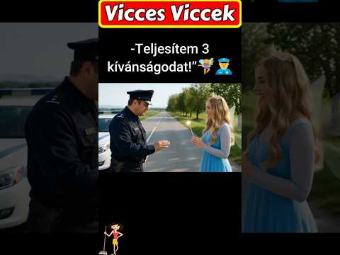 A rendőr MEGINT találkozik a jótündérrel👮‍♂️😂 #vicces #humor #shorts #magyar