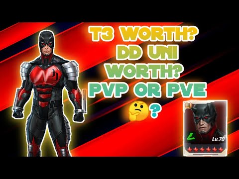 #marvelfuturefight  let's know it daredevil t3 worth and dd is pve Or pvp 🤔?