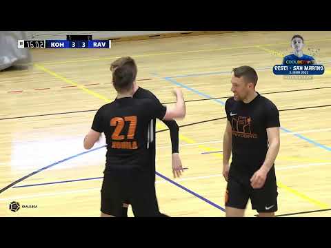 Coolbet saaliliiga 3. koha mäng: JK Kohila - Tartu Ravens Futsal 6:10 (07.05.2022)