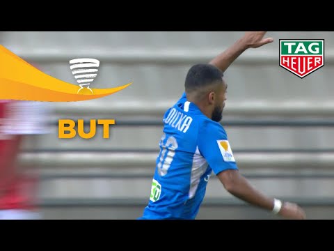 But Théo NDICKA MATAM 74'/Stade de Reims - Bourg en Bresse 01 2-1 1/16 de finale REIMS-BBP/2019-20