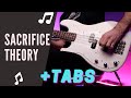 AFI - "Sacrifice Theory" (Bass Cover w/ Tabs On Screen)
