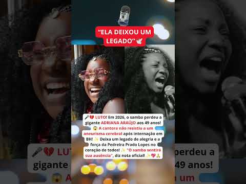 ADRIANA ARAÚJO: "O adeus à rainha!", o luto em MINAS GERAIS! 😱💔
